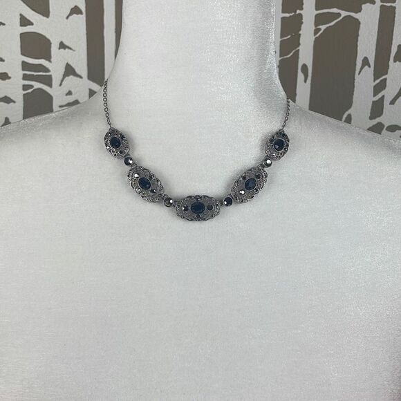 Liz Claiborne 2 Piece Romantic Sparkly Necklaces - Picture 6 of 9